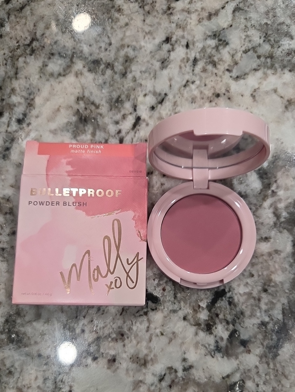 Mally Beauty Bulletproof Powder Blush — Proud Pink Matte
